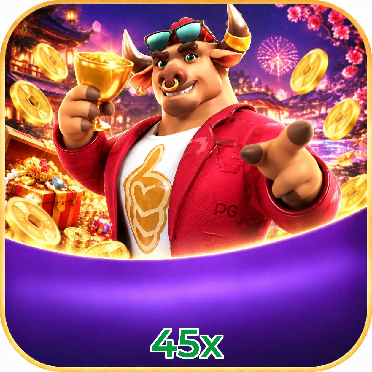 45x
