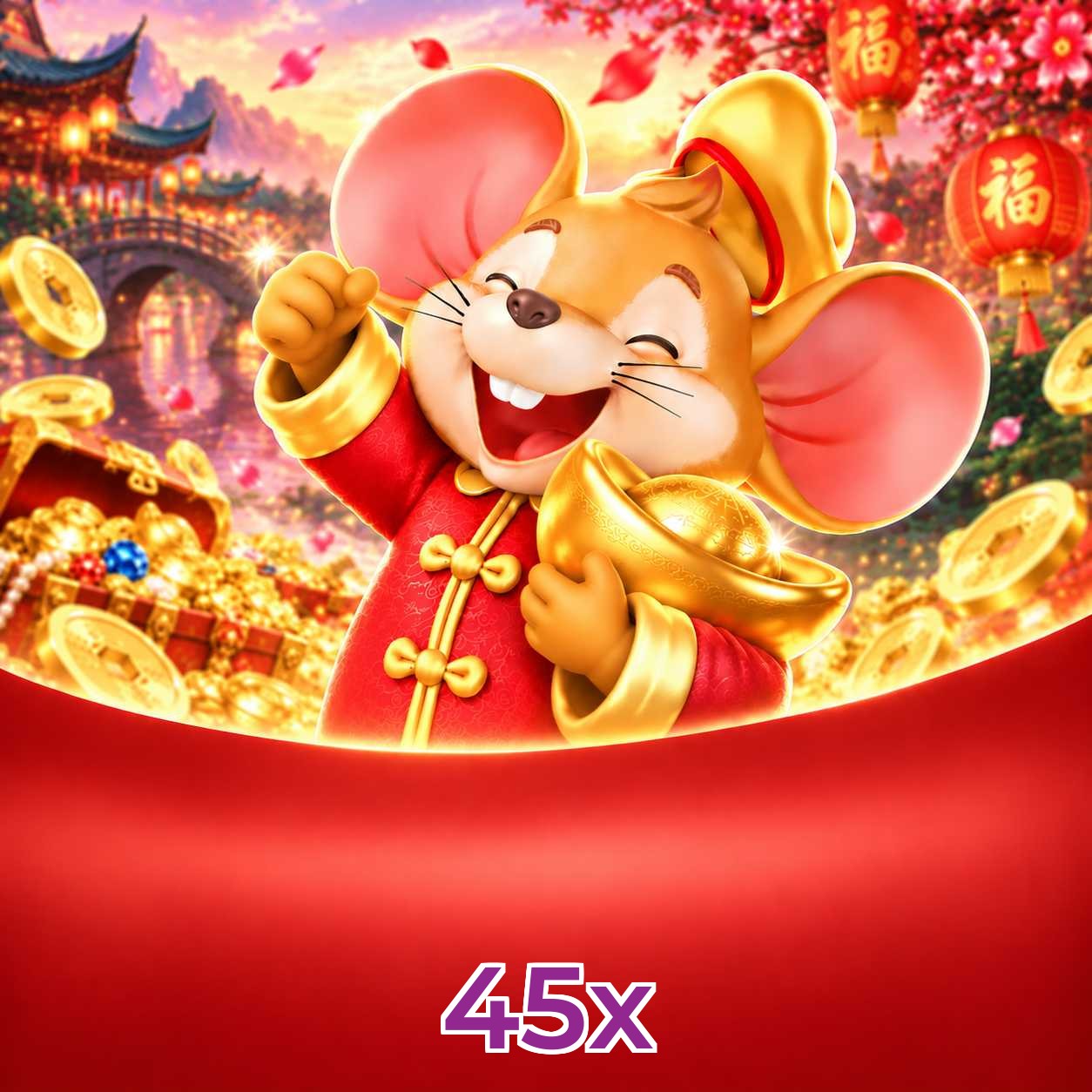 45x