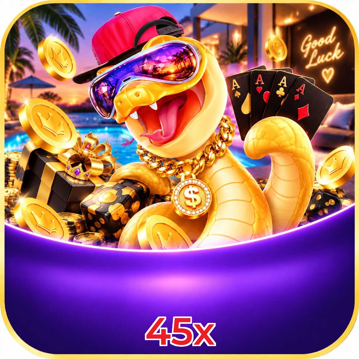 45x