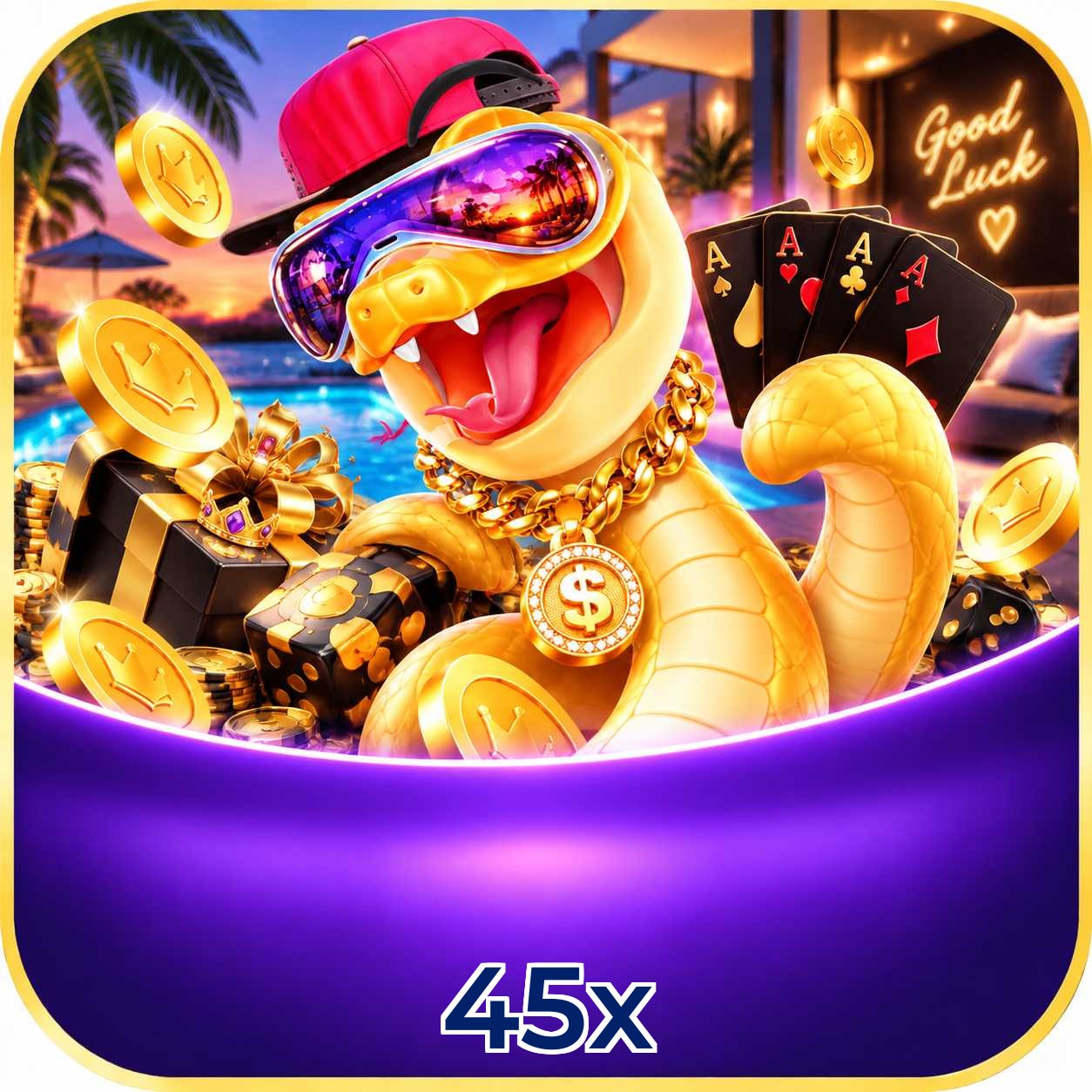 45x