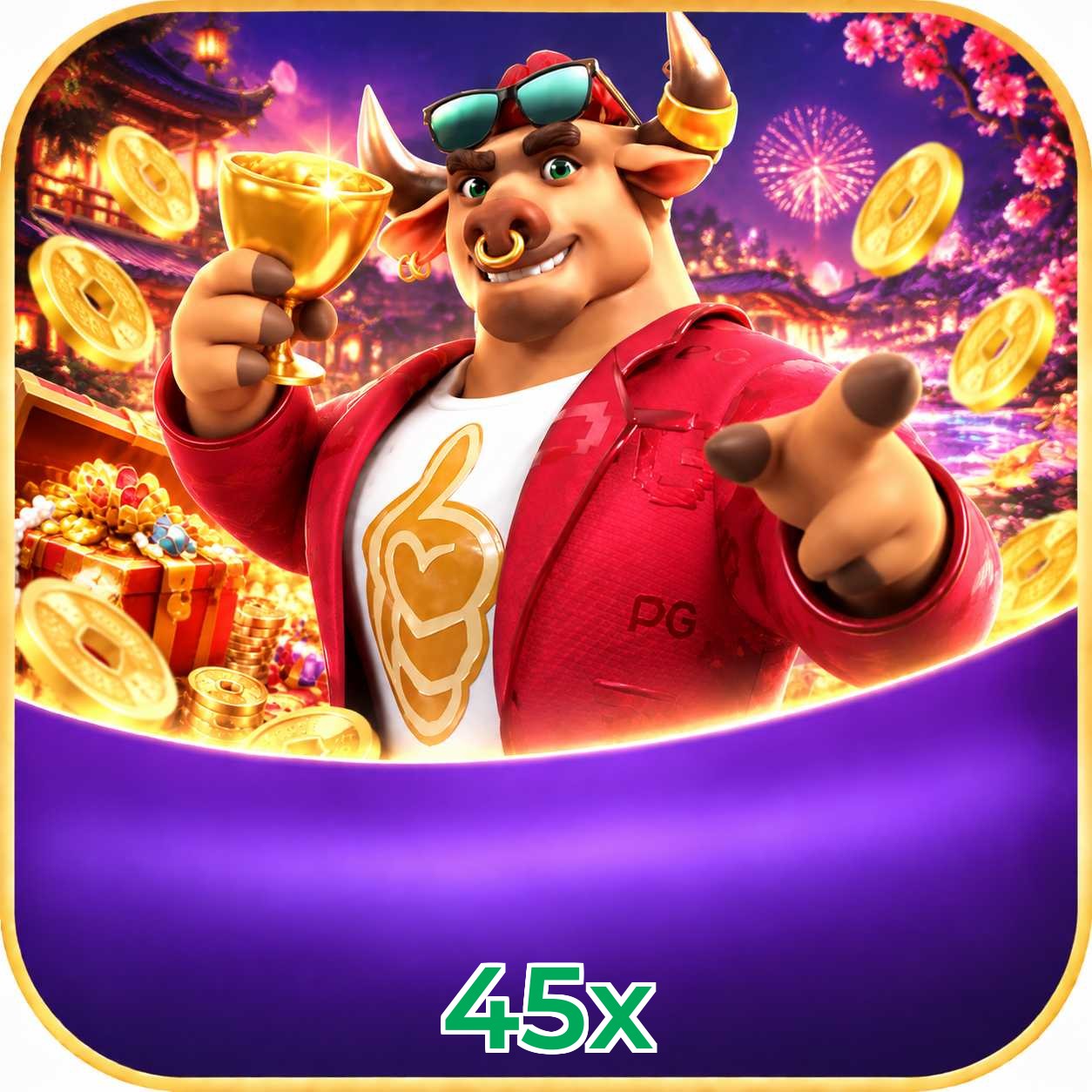 45x
