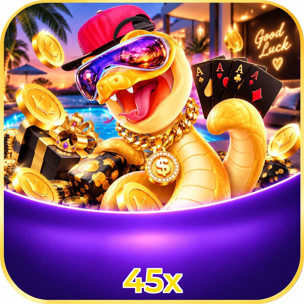 45x